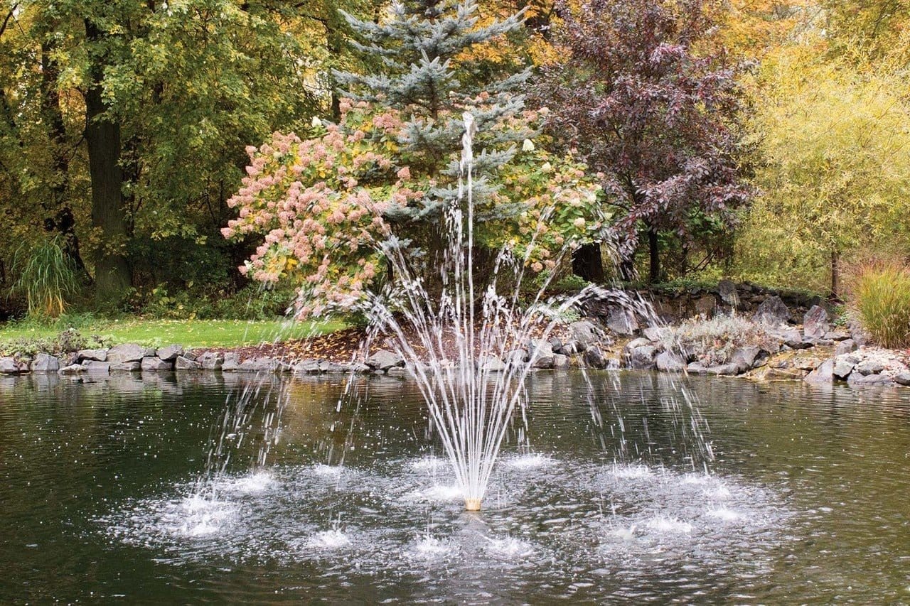 Fixed Three Tier Brass Fountain Nozzle | Pond Fountain Spray