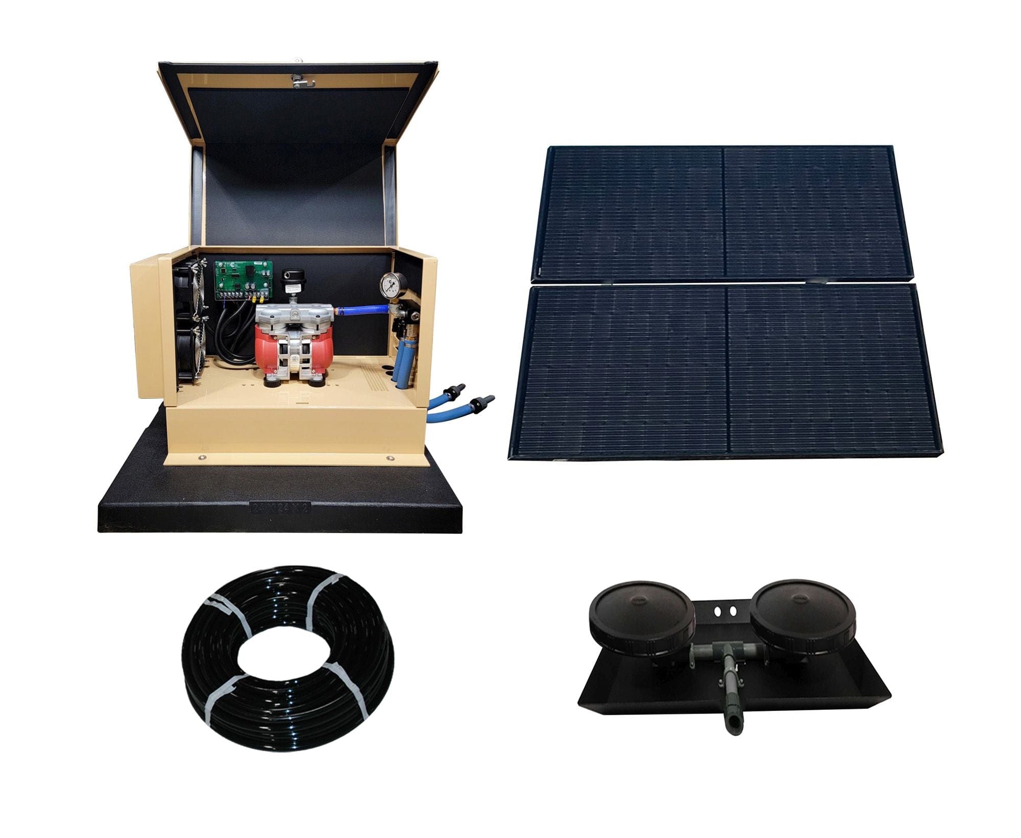 TurboAir 1 I Pond Aerator | High Output Rocking Piston Solar Aeration