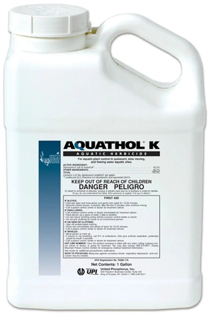 United Phosphorus Herbicide Aquathol K Liquid- 1 gallon Aquathol K Liquid Herbicide: Rapid Weed Control