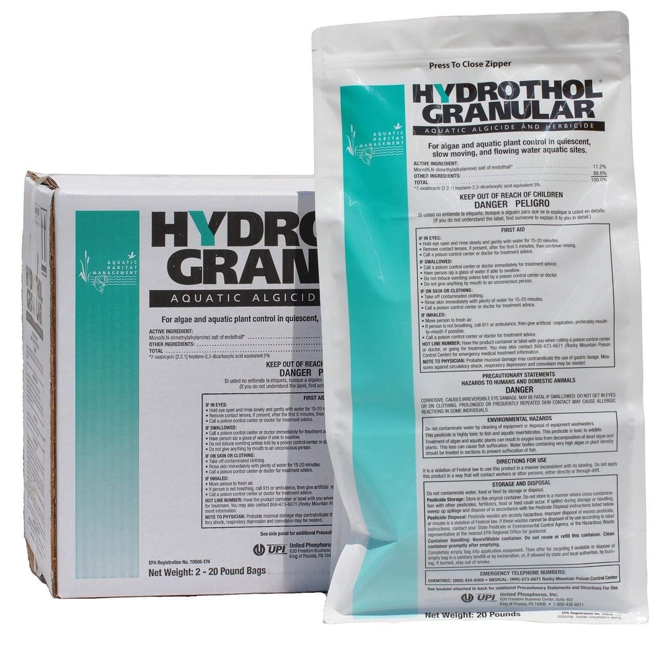United Phosphorus Herbicide Hydrothol Granular Aquatic Algaecide and Herbicide Hydrothol Granular Aquatic Algaecide and Herbicide for Sale
